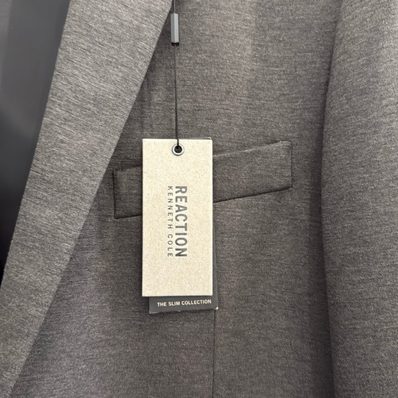 NWT Gray Men's Blazer, Slim​ - Picture 2 of 4